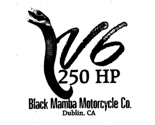 V6 250 HP BLACK MAMBA MOTORCYCLE CO. DUBLIN, ,CA