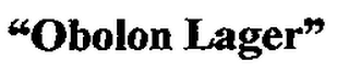 "OBOLON LAGER"