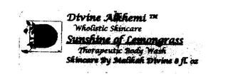 DA DIVINE ALKHEMI WHOLISTIC SKINCARE SUNSHINE OF LEMONGRASS THERAPEUTIC BODY WASH SKINCARE BY MALIKAH DIVINE 8 FL. OZ