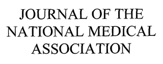 JOURNAL OF THE NATIONAL MEDICAL ASSOCIATION