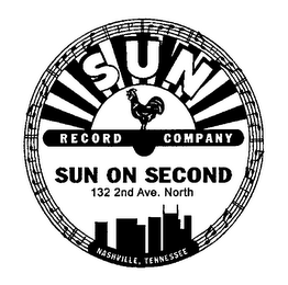 SUN RECORD COMPANY SUN ON SECOND 132 2ND AVE. NORTH NASHVILLE, TENNESSEE