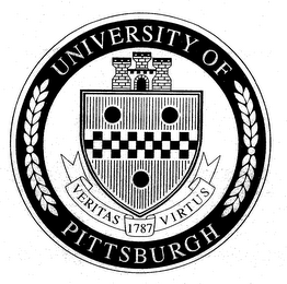 UNIVERSITY OF PITTSBURGH  VERITAS 1787 VIRTUS