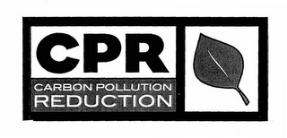 CPR CARBON POLLUTION REDUCTION