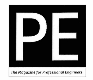 PE THE MAGAZINE FOR PROFESSIONAL ENGINEERS