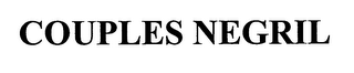 COUPLES NEGRIL