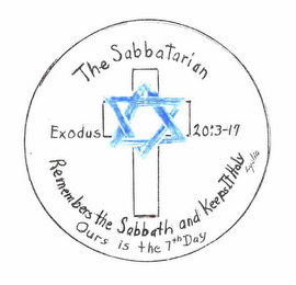 THE SABBATARIAN REMEMBERS THE SABBATH AND KEEPS IT HOLY OURS IS THE 7TH DAY EXODUS 20:3-17 LYDIA