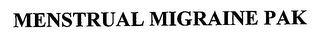 MENSTRUAL MIGRAINE PAK