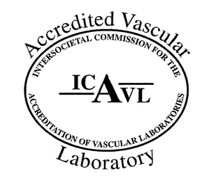 ICAVL INTERSOCIETAL COMMISSION FOR THE ACCREDITATION OF VASCULAR LABORATORIES ACCREDITED VASCULAR LABORATORY
