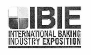 IBIE INTERNATIONAL BAKING INDUSTRY EXPOSITION