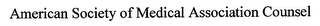 AMERICAN SOCIETY OF MEDICAL ASSOCIATIONCOUNSEL