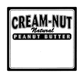 CREAM-NUT NATURAL PEANUT BUTTER