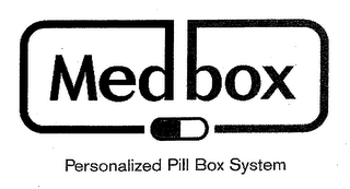 MED BOX PERSONALIZED PILL BOX SYSTEM