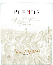 PLENUS VALDIVIESO FROM LA PRIMAVERA VINEYARDS OF CHILE WINE OF CHILE RED WINE BOT. NO. LA PRIMAVERA CURICÓ VALLEY