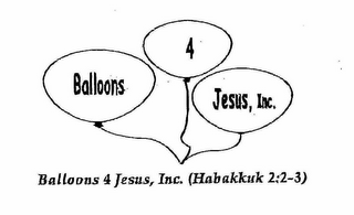 BALLOONS 4 JESUS, INC. BALLOONS 4 JESUS, INC. (HABAKKUK 2:2-3)
