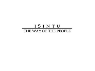 ISINTU - THE WAY OF THE PEOPLE