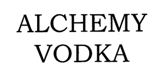 ALCHEMY VODKA