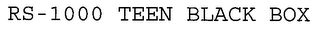 RS-1000 TEEN BLACK BOX