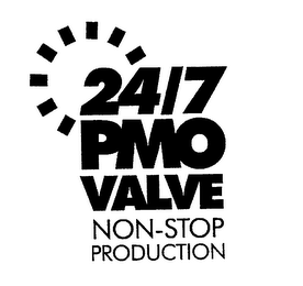 24/7 PMO VALVE NON-STOP PRODUCTION