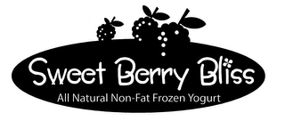 SWEET BERRY BLISS ALL NATURAL NON-FAT FROZEN YOGURT