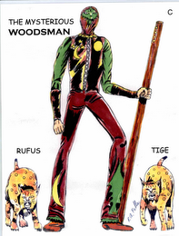 THE MYSTERIOUS WOODSMAN RUFUS TIGE R.A. FALLS