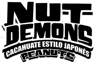 NUT DEMONS CACAHUATE ESTILO JAPONÉS PEANUTS