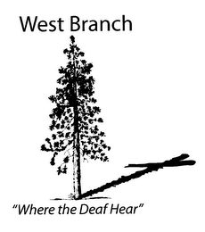 WEST BRANCH "WHERE THE DEAF HEAR"