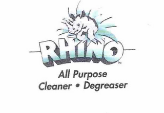 RHINO ALL PURPOSE CLEANER · DEGREASER