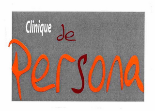 CLINIQUE DE PERSONA