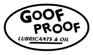 GOOF PROOF LUBRICANTS & OIL