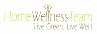 HOMEWELLNESSTEAM LIVE GREEN, LIVE WELL!