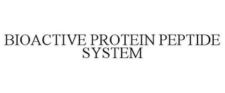 BIOACTIVE PROTEIN PEPTIDE SYSTEM