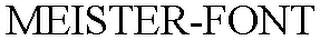 MEISTER-FONT