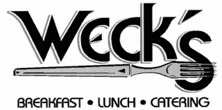 WECK'S BREAKFAST · LUNCH · CATERING