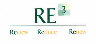 RE 3 REVIEW REDUCE RENEW