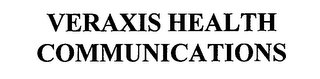 VERAXIS HEALTH COMMUNICATIONS