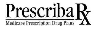 PRESCRIBA RX MEDICARE PRESCRIPTION DRUG PLANS