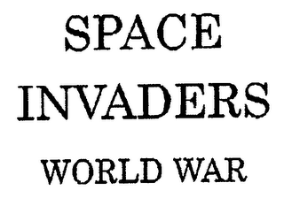 SPACE INVADERS WORLD WAR