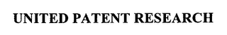 UNITED PATENT RESEARCH