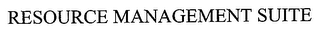 RESOURCE MANAGEMENT SUITE