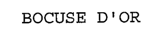 BOCUSE D'OR