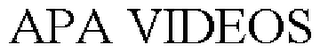 APA VIDEOS
