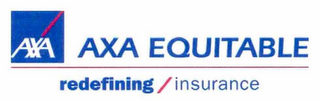 AXA AXA EQUITABLE REDEFINING/INSURANCE