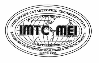 IMTC-MEI ENTERPRISES WORLDWIDE CATASTROPHIC RECONSTRUCTION SUPPORTING THE REFINING/CHEMICAL/POWER & INSURANCE MARKETS. SINCE 1991