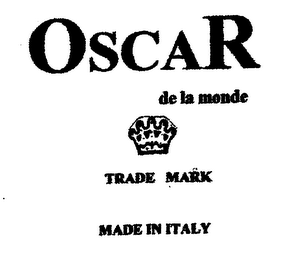 OSCAR DE LA MONDE TRADE MARK MADE IN ITALY