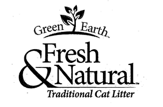 GREEN EARTH FRESH & NATURAL TRADITIONAL CAT LITTER