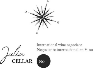 JULIA CELLAR NO INTERNATIONAL WINE NEGOCIANT NEGOCIANTE INTERNACIONAL EN VINO N S E O