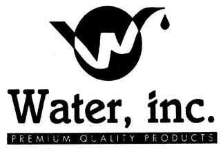 W WATER, INC. PREMIUM QUALITY PRODUCTS