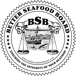 BETTER SEAFOOD BOARD BSB WWW.BETTERSEAFOODBOARD.COM ENSURING THE INTEGRITY OF YOUR SEAFOOD