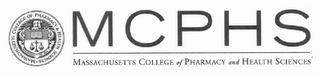 M C P H S MASSACHUSETTS COLLEGE OF PHARMACY AND HEALTH SCIENCES