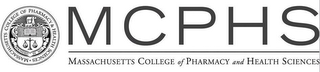 M C P H S MASSACHUSETTS COLLEGE OF PHARMACY AND HEALTH SCIENCES